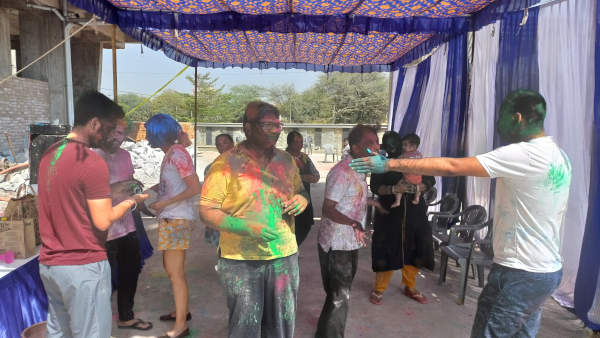 Holi Celebrations in Platinum Greens, Mansarovar Extension, Jaipur