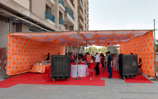 A Series of Griha Pravesh Ceremonies at Platinum Greens, Mansarovar Ext, Jaipur, Rajasthan