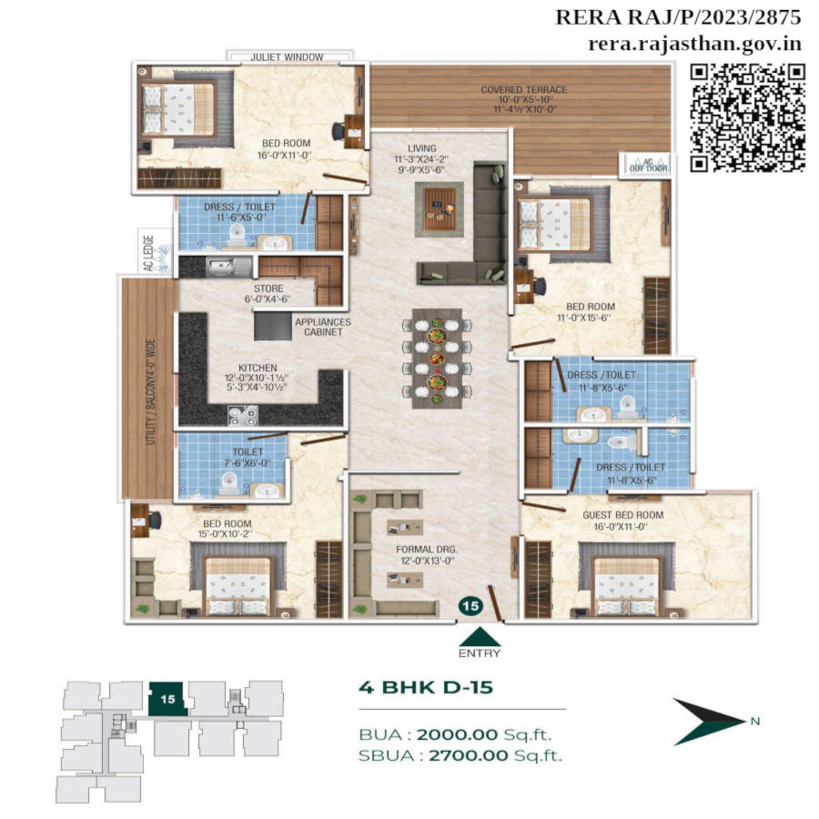 Platinum Greens Opulence 4bhk