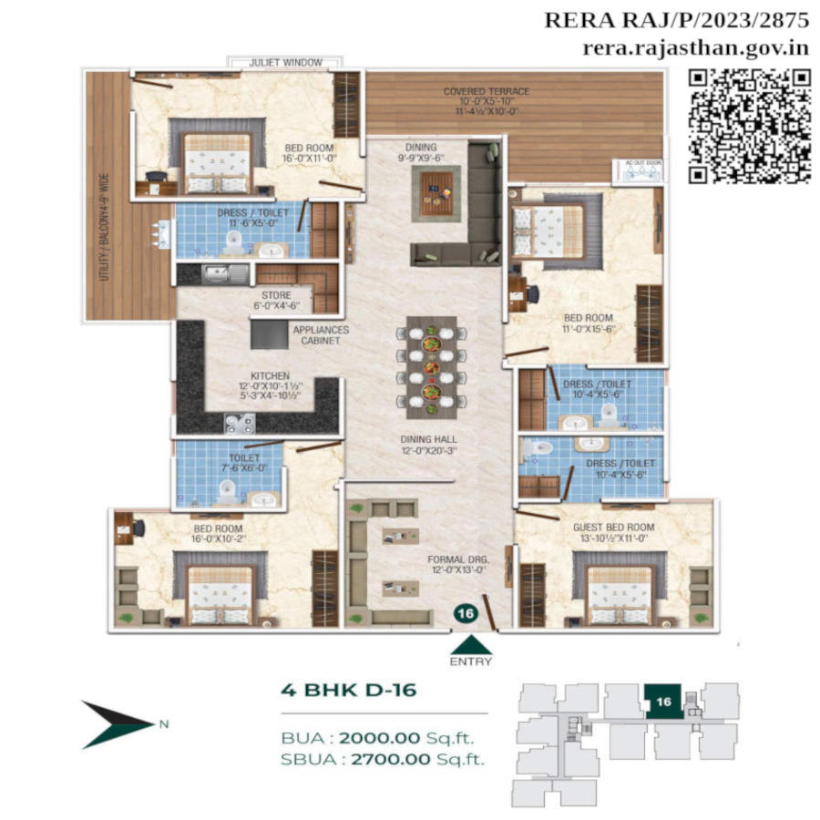 Platinum Greens Opulence 4bhk