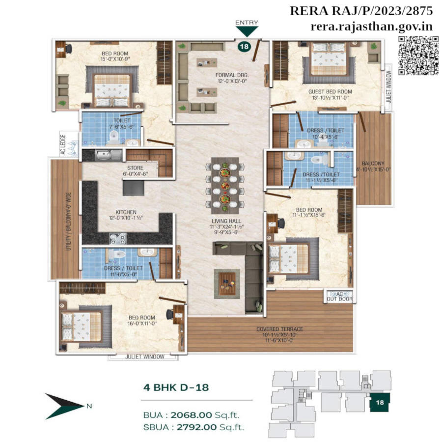 Platinum Greens Opulence 4bhk