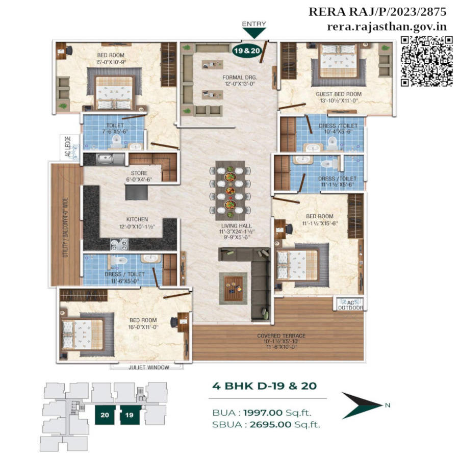 Platinum Greens Opulence 4bhk