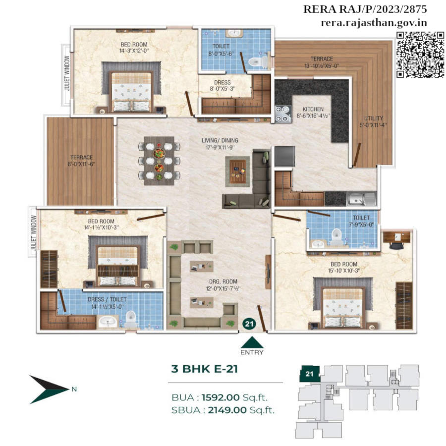 Platinum Greens Opulence 3bhk