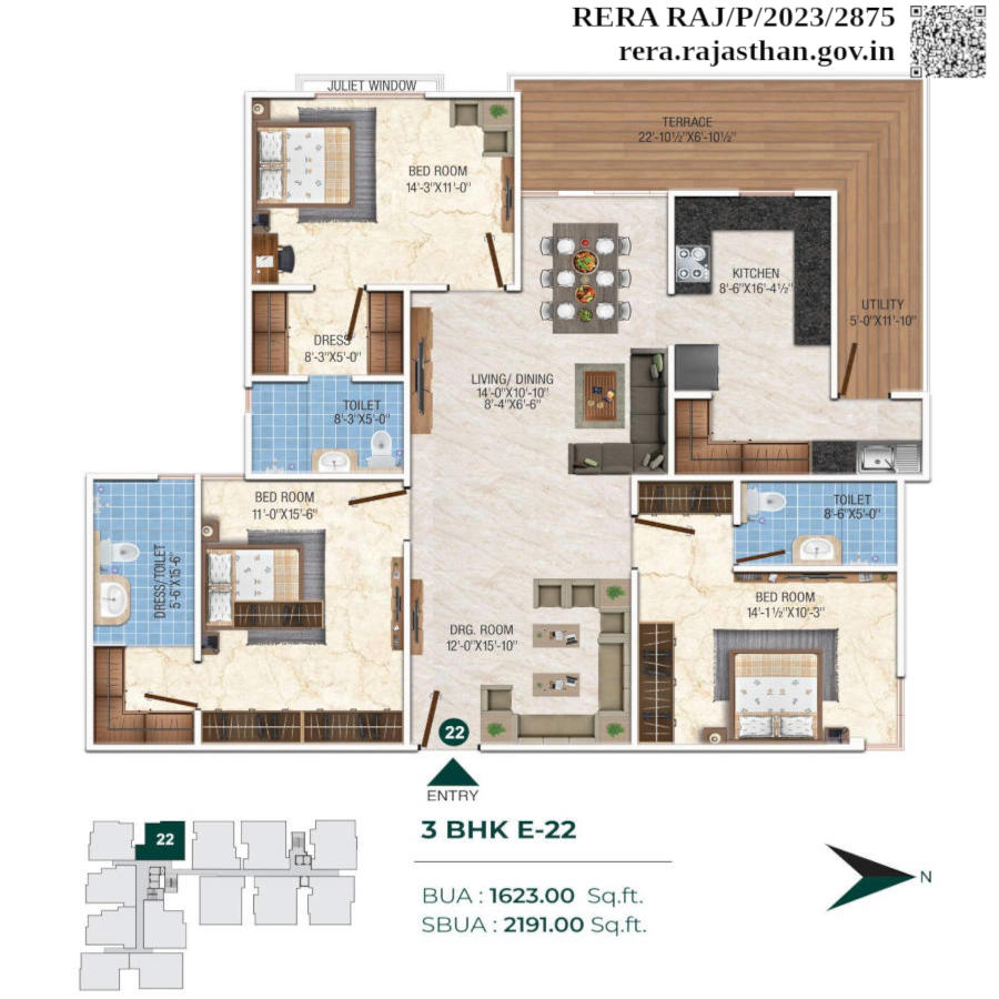 Platinum Greens Opulence 3bhk