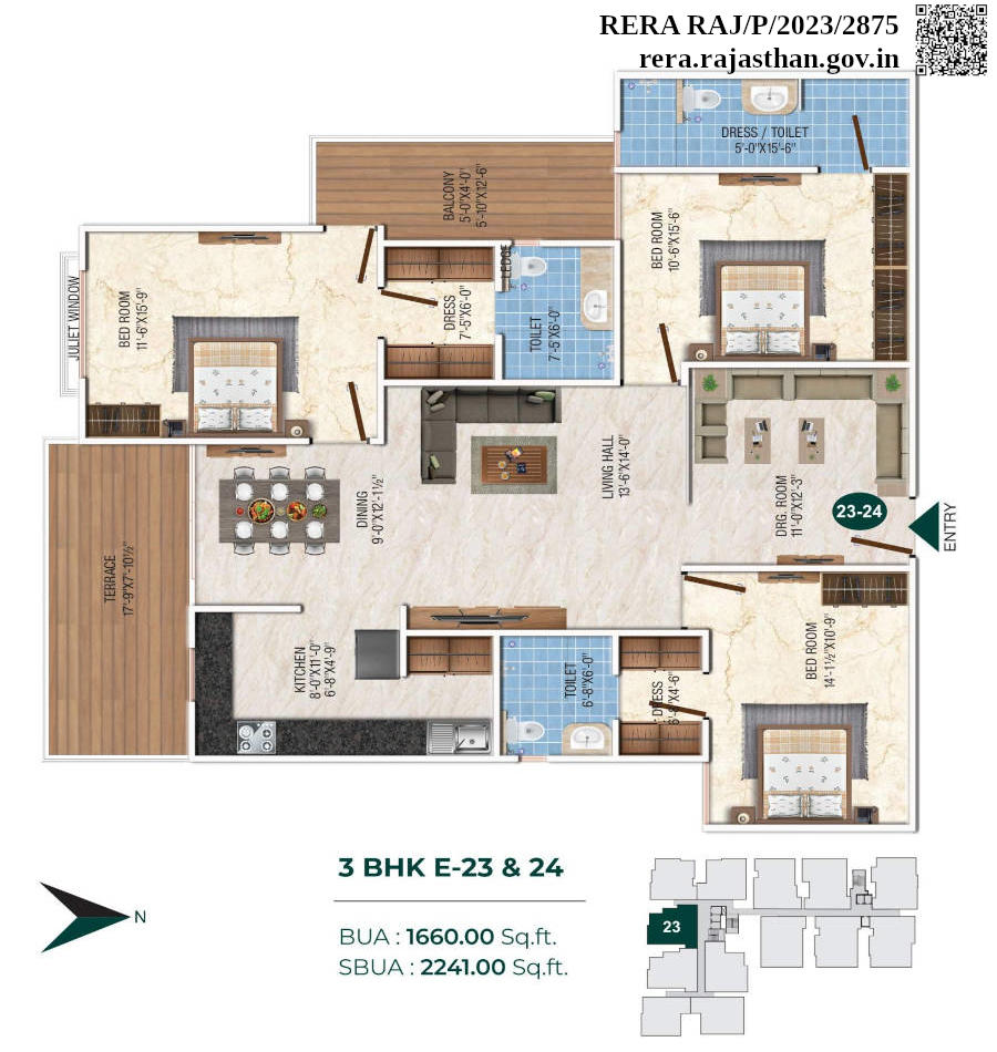 Platinum Greens Opulence 3bhk