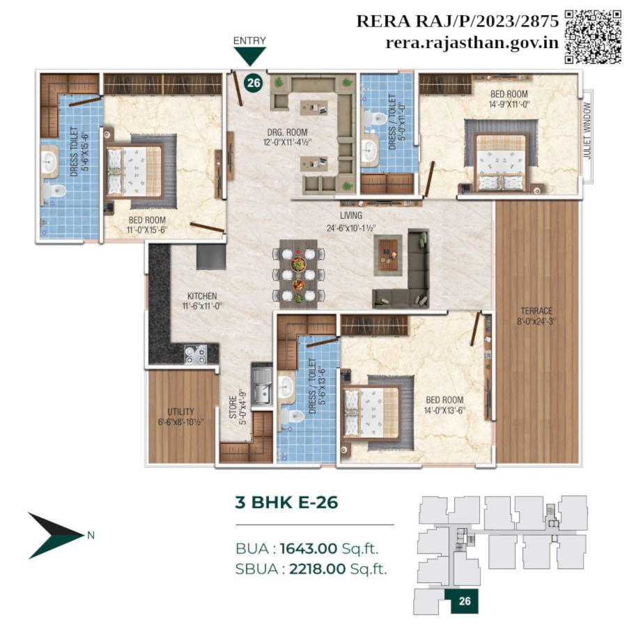 Platinum Greens Opulence 3bhk